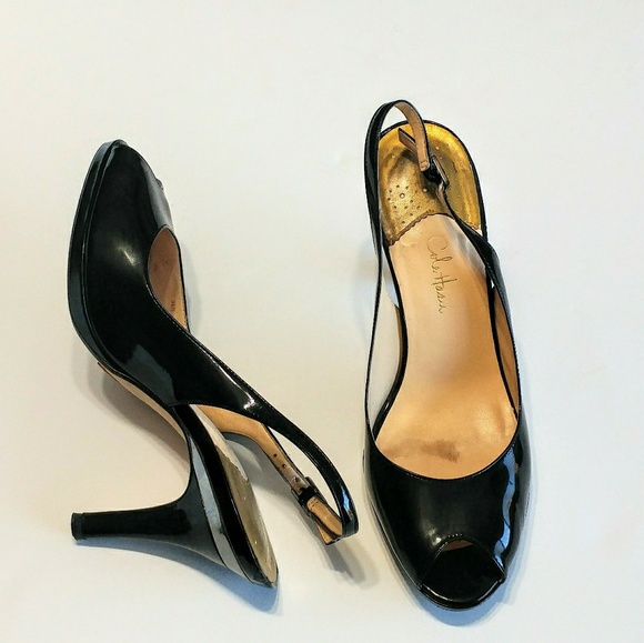 cole haan nike air heels peep toe